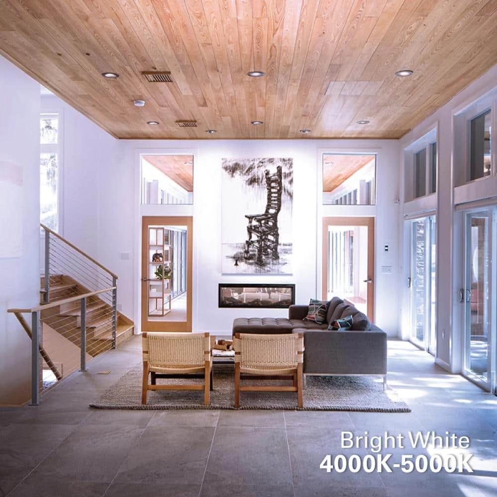 RL 5 in. and 6 in. White Integrated LED Recessed Ceiling Light Trim at Selectable CCT, Extra Brightness (940 Lumens) by Halo 7 RL 5 in. and 6 in. White Integrated LED Recessed Ceiling Light Trim at Selectable CCT, Extra Brightness (940 Lumens) by Halo - Image 5