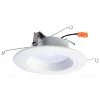 5 in. and 6 in. 3000K White Integrated LED Recessed Ceiling Light Fixture Retrofit Downlight Trim at 90 CRI, Soft White by Halo -Halo Shop halo recessed lighting trims rl560wh6930r 64 1000