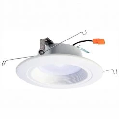 RL 5 in. and 6 in. 3500K White Integrated LED Recessed Ceiling Light Trim at 90 CRI, Bright White by Halo