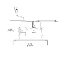 RL 4 in. White Integrated LED Recessed Ceiling Light Retrofit Trim at 3000K Soft White, Deep Baffle for Low Glare by Halo 13 RL 4 in. White Integrated LED Recessed Ceiling Light Retrofit Trim at 3000K Soft White, Deep Baffle for Low Glare by Halo -Halo Shop halo recessed lighting trims rld4069301ewhr a0 1000