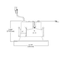 4 in. 3000K White Integrated LED Recessed Ceiling Light Retrofit Trim Deep Baffle for Low Glare Title 20 Compliant by Halo 14 4 in. 3000K White Integrated LED Recessed Ceiling Light Retrofit Trim Deep Baffle for Low Glare Title 20 Compliant by Halo -Halo Shop halo recessed lighting trims rld4069301ewhr ca a0 1000