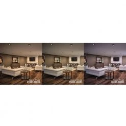 4 in. 2700K-5000K Selectable CCT Surface Integrated LED Downlight White Recessed Light with Round Trim, (12-Pack) by Halo 15 4 in. 2700K-5000K Selectable CCT Surface Integrated LED Downlight White Recessed Light with Round Trim, (12-Pack) by Halo -Halo Shop halo recessed lighting trims sld4 12pk 44 1000