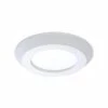 SLD 4 in. White Integrated LED Recessed Retrofit Ceiling Mount Trim with 90 CRI, 3000K Soft White by Halo 2 SLD 4 in. White Integrated LED Recessed Retrofit Ceiling Mount Trim with 90 CRI, 3000K Soft White by Halo -Halo Shop halo recessed lighting trims sld405930whr 64 1000