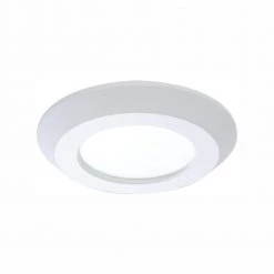 SLD 4 in. White Integrated LED Recessed Retrofit Ceiling Mount Trim with 90 CRI, 3000K Soft White by Halo