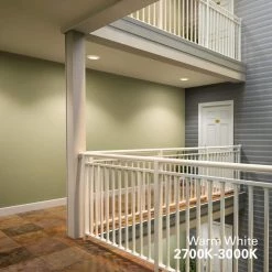 SLD 4 in. White Integrated LED Recessed Retrofit Ceiling Mount Trim with 90 CRI, 3000K Soft White by Halo -Halo Shop halo recessed lighting trims sld405930whr a0 1000