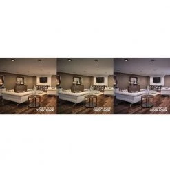 SLDSL6 Series 6 in. 2700K-5000K Selectable CCT Surface Integrated LED Downlight White Recessed Light Round Trim(12-Pack) by Halo -Halo Shop halo recessed lighting trims sld6 12pk c3 1000