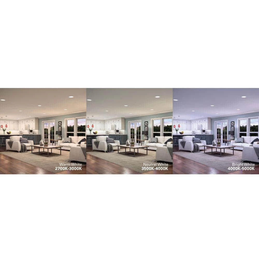 SMD 4 in. 2700K Warm White Color Temperature Integrated LED Recessed Surface Mount Trim, Title 20 Compliant by Halo 6 SMD 4 in. 2700K Warm White Color Temperature Integrated LED Recessed Surface Mount Trim, Title 20 Compliant by Halo - Image 4