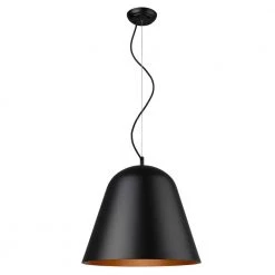 Knell 1-Light Matte Black Pendant by Trend Lighting