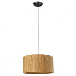 Lisbon 1-Light Matte Black Pendant by Trend Lighting