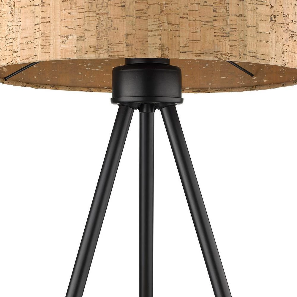 Lisbon 21.75 in. 1-Light Matte Black Table Lamp by Trend Lighting 5 Lisbon 21.75 in. 1-Light Matte Black Table Lamp by Trend Lighting - Image 3