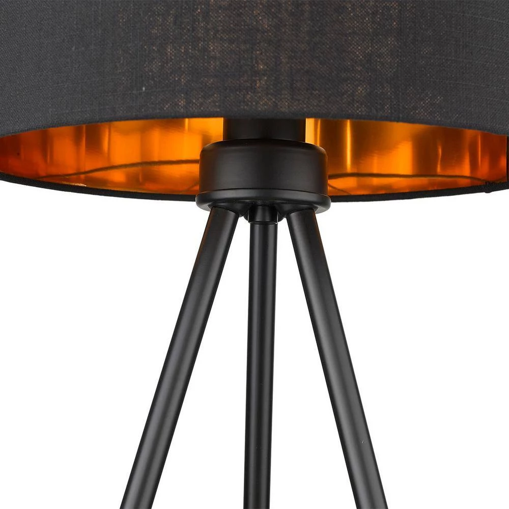 Morenci 21.75 in. 1-Light Matte Black Table Lamp by Trend Lighting 6 Morenci 21.75 in. 1-Light Matte Black Table Lamp by Trend Lighting - Image 4