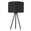 Morenci 21.75 in. 1-Light Matte Black Table Lamp by Trend Lighting 1 Morenci 21.75 in. 1-Light Matte Black Table Lamp by Trend Lighting -Halo Shop matte black trend lighting table lamps tt80096bk 64 1000