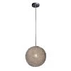 Luminary 1-Light Metallic Silver Pendant With Hand Woven Aluminum Wire Shade (15") by Trend Lighting -Halo Shop metallic silver trend lighting chandeliers bp6009 64 1000