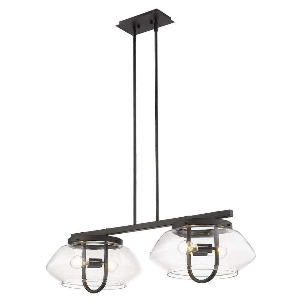 Garner 4-Light Oil-Rubbed Bronze Island Pendant by Trend Lighting 3 Garner 4-Light Oil-Rubbed Bronze Island Pendant by Trend Lighting