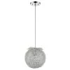 Distratto 1-Light Polished Chrome Pendant Enmeshed Aluminum Wire Shade (12") by Trend Lighting 1 Distratto 1-Light Polished Chrome Pendant Enmeshed Aluminum Wire Shade (12") by Trend Lighting -Halo Shop polished chrome trend lighting chandeliers tp4096 64 1000