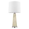 Chiara 29.75 in. 1-Light Champagne Glass And Polished Chrome Table Lamp With Off-White Shantung Shade by Trend Lighting 2 Chiara 29.75 in. 1-Light Champagne Glass And Polished Chrome Table Lamp With Off-White Shantung Shade by Trend Lighting -Halo Shop polished chrome trend lighting table lamps bt5766 64 1000
