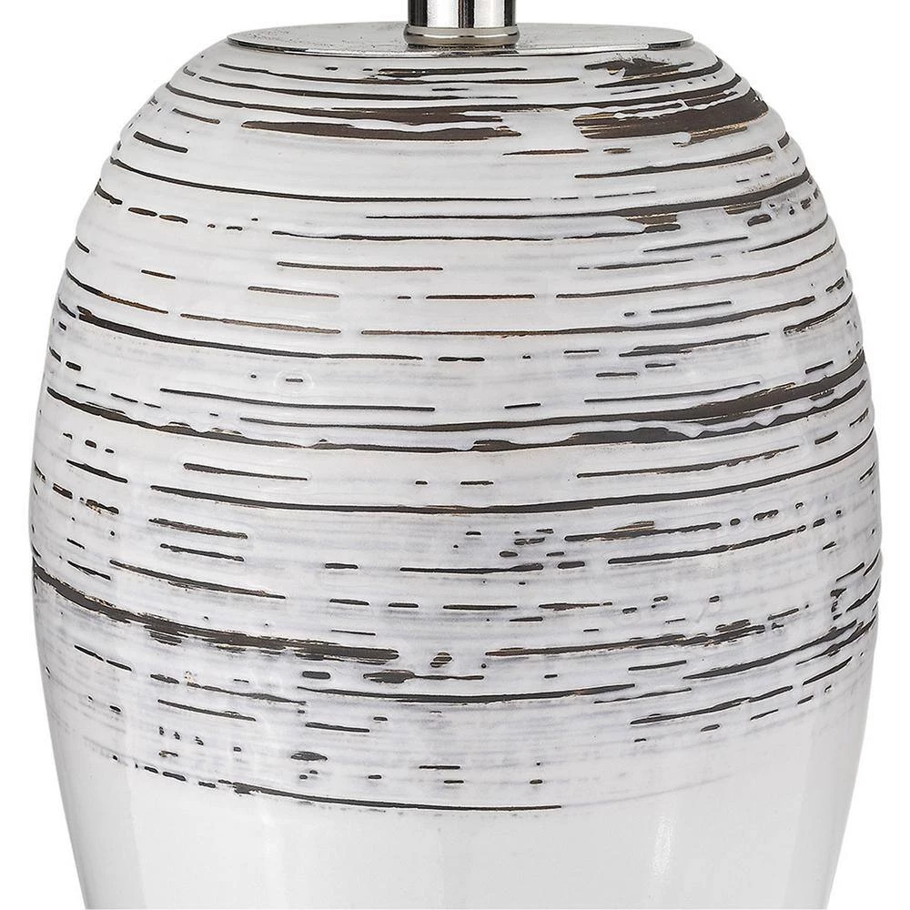 Trend Home 27 in. Cream Ceramic Table Lamp by Trend Lighting 6 Trend Home 27 in. Cream Ceramic Table Lamp by Trend Lighting - Image 4