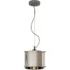 Zoom 1-Light Polished Stainless Steel Pendant With Seeded Acrylic Accents by Trend Lighting