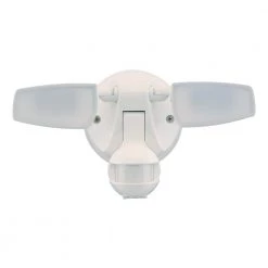 ESF 15-Watt White Motion Activated Outdoor Integrated LED Dusk to Dawn Flood Light 4000K, 80 CRI by Halo