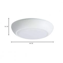 CLD 7 in. White Selectable Integrated LED Flush Mount Ceiling Light (6-Pack) by Halo -Halo Shop white halo flush mount lights cld7 6pk 40 1000
