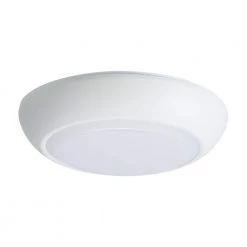 CLD 7 in. White Selectable Integrated LED Flush Mount Ceiling Light by Halo