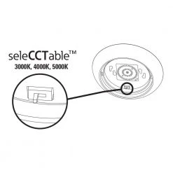 CLD 7 in. White Selectable Integrated LED Flush Mount Ceiling Light by Halo -Halo Shop white halo flush mount lights cld7089swhr a0 1000