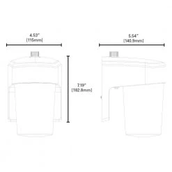 1-Light, White LED Outdoor Hardwired Entry Wall Lantern Sconce with Integrated Photocell (1-Pack) by Halo -Halo Shop white halo outdoor sconces fe08a40fdw 4f 1000