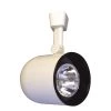 White Body Lazer Small Roundback Cylinder Track Light White Baffle by Halo -Halo Shop white halo track lighting heads lzr301p w 64 1000
