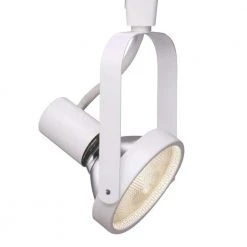 White 150-Watt PAR38 Lazer Gimbal Ring Track Light by Halo