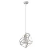 Hedron 1-Light White Pendant by Trend Lighting -Halo Shop white trend lighting chandeliers tp30080wh 64 1000