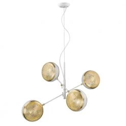 Tholos 4-Light White Pendant by Trend Lighting