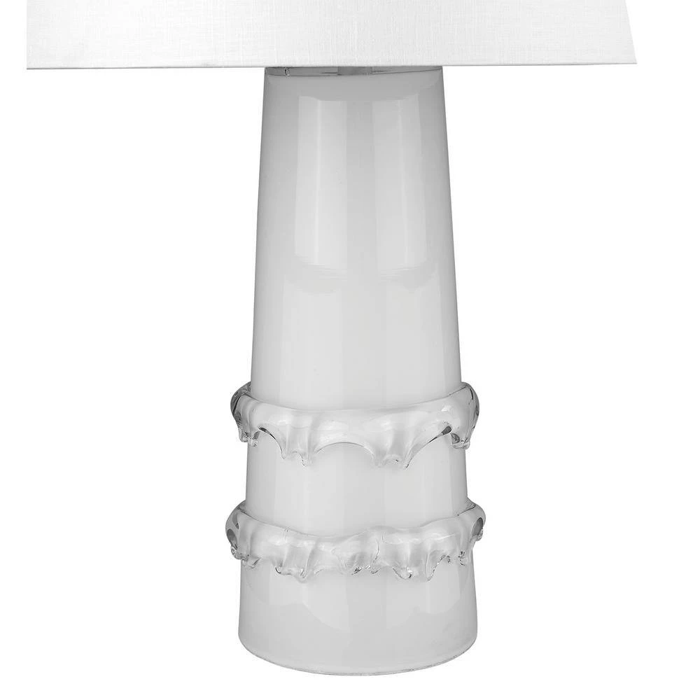 Trend Home 28.5 in. White Glass Table Lamp by Trend Lighting 5 Trend Home 28.5 in. White Glass Table Lamp by Trend Lighting - Image 3